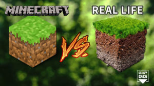 《Minecraft》 VS. 真實人生　別忘了你在現實世界啊！