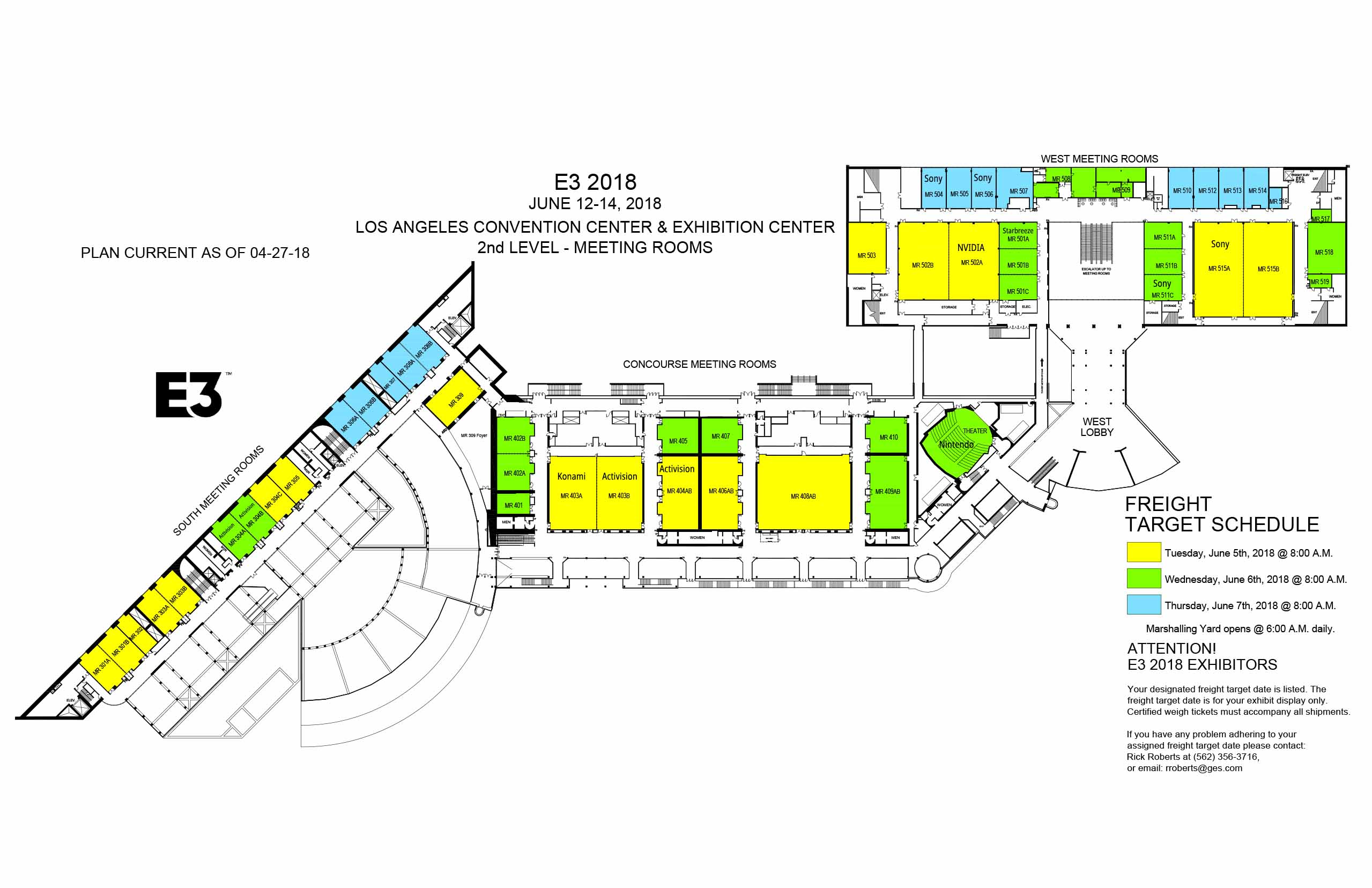 E3 Floor Plan Concourse Hall