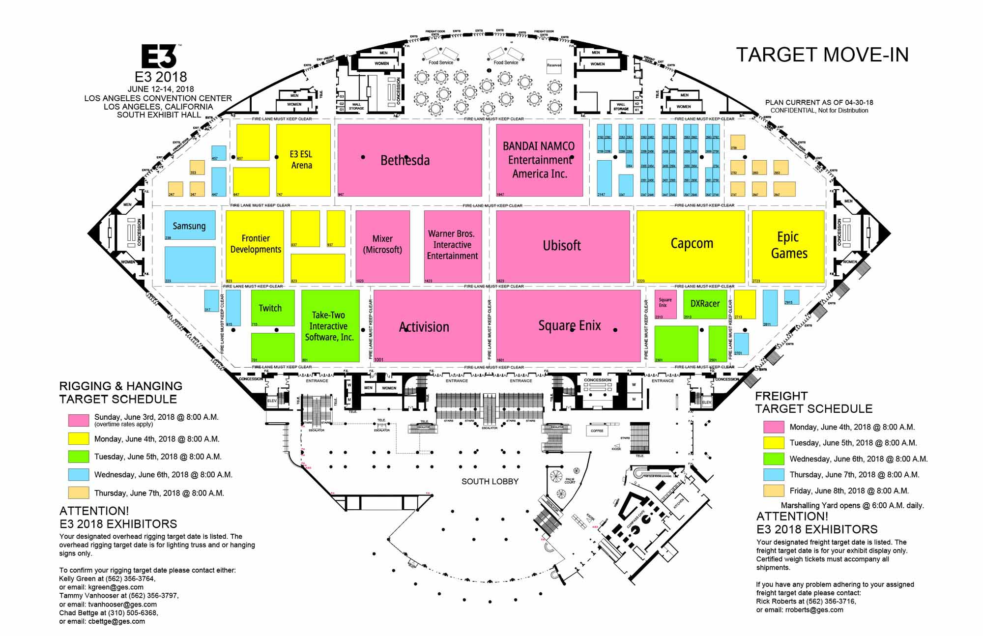 E3 Floor Plan South Hall