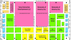 E3 2018 Floor Plan Released – Nintendo And Sony Grab Biggest Booths