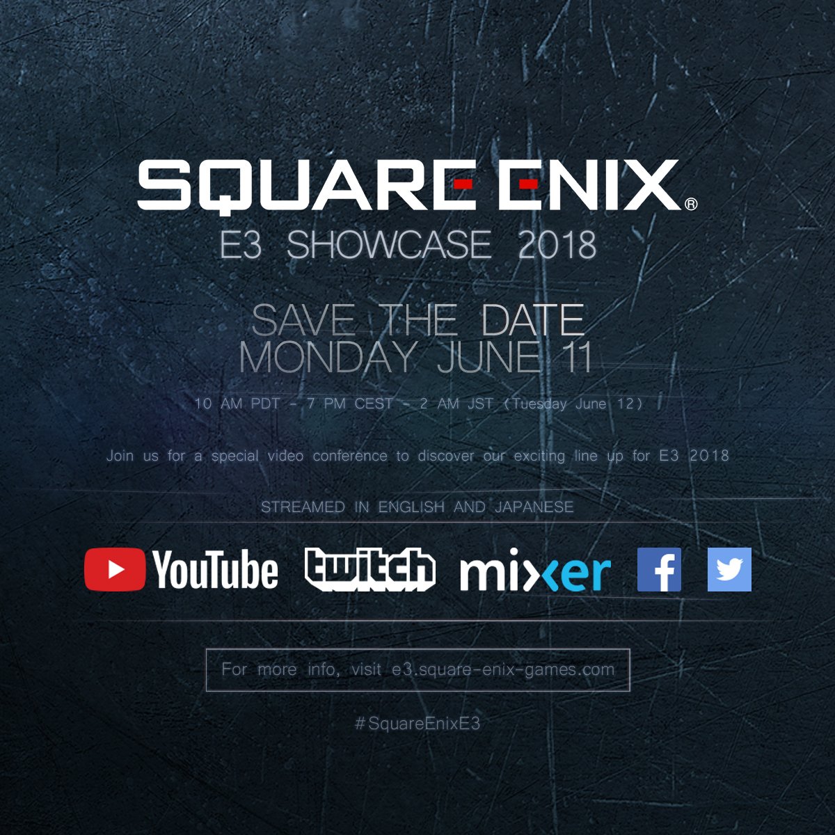 Square Enix E3 Showcase 2018