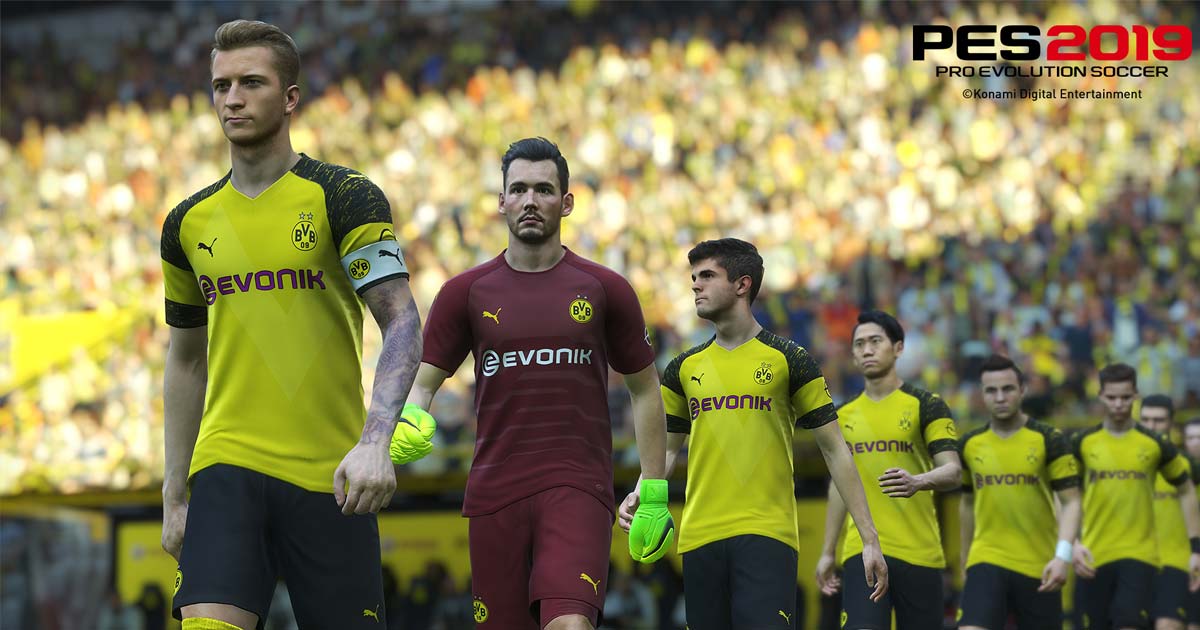 PES 2019 Loses Borussia Dortmund License