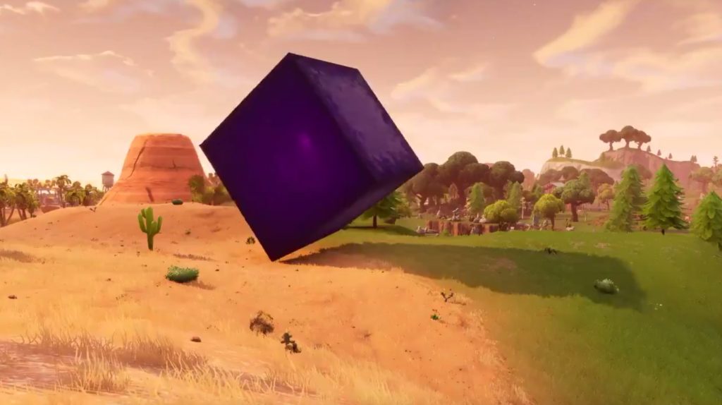 Fortnite Players Glitch Into Bouncy Purple Cube