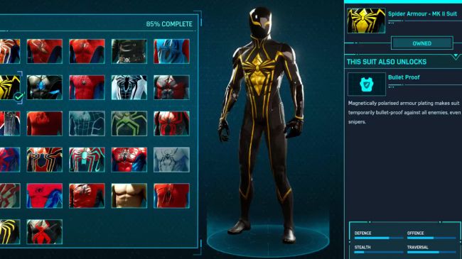 spider man ps4 Spider Armor MK II Suit