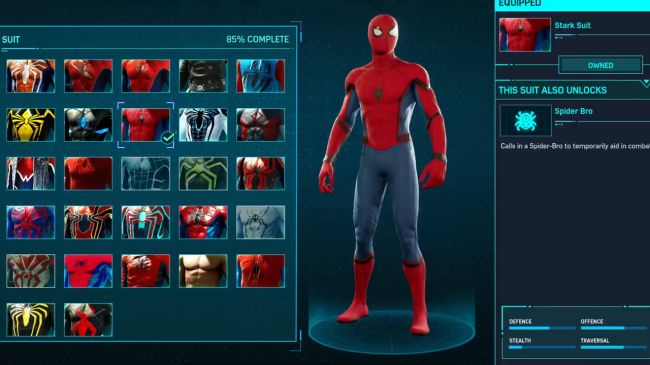 spider man ps 4 Stark Suit