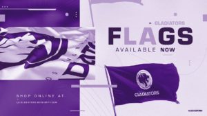 Gladiators旗幟預售