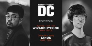 華盛頓隊簽下Janus和WizardHyeong