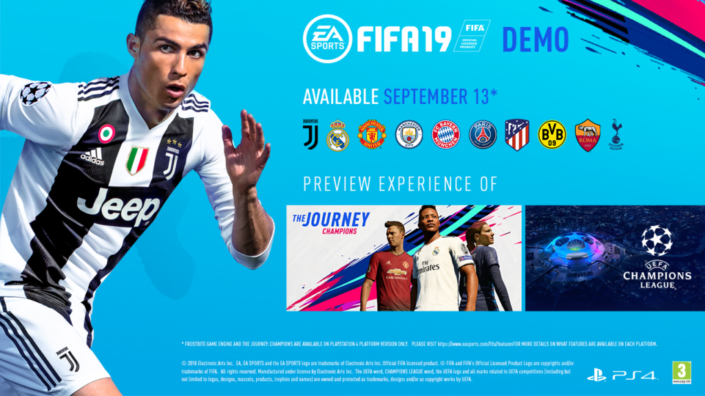 EA To Release PlayStation 4 FIFA 19 Demo Later this Week