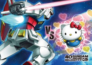 「Gundam VS Hello Kitty 對決企劃」40週年 & 45週年紀念人氣大比拼！