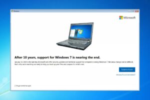 10 年了…該放手了吧？Windows 7 開始提醒用戶即將終止服務