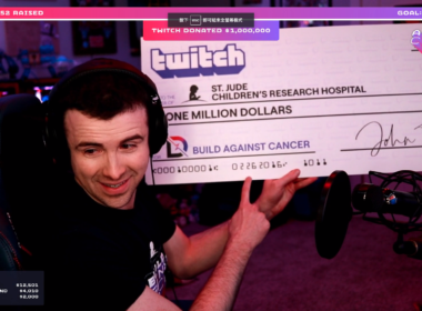 Twitch 捐贈 100 萬美元給 St.Jude 兒童慈善醫院，實況主當場爆淚！