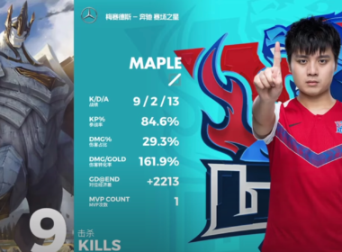 LPL / Maple 化身 Faker 加里歐一保四！LNG 逆轉擊敗 FPX！